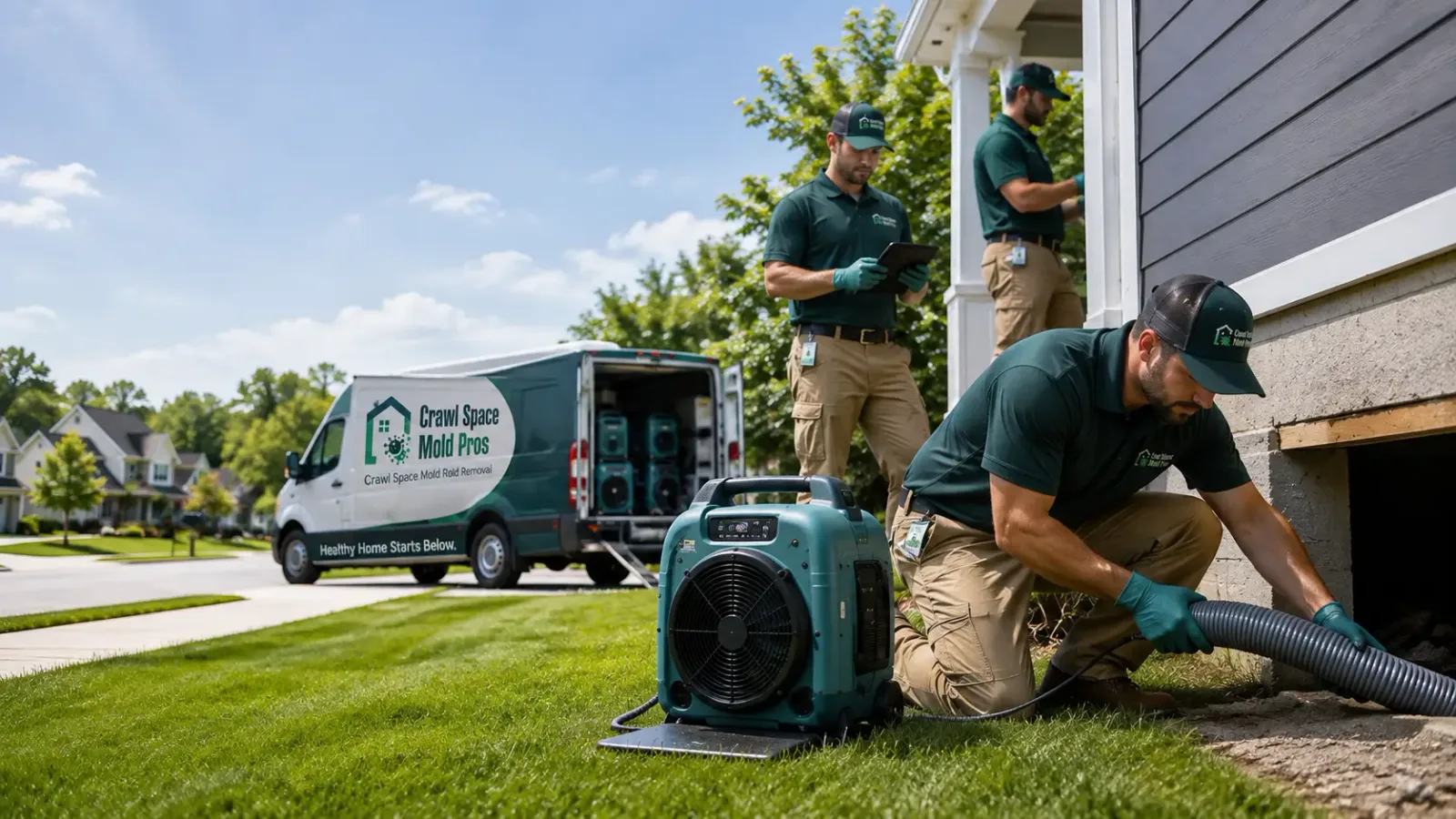 Crawl Space Mold Removal in Henderson, MD